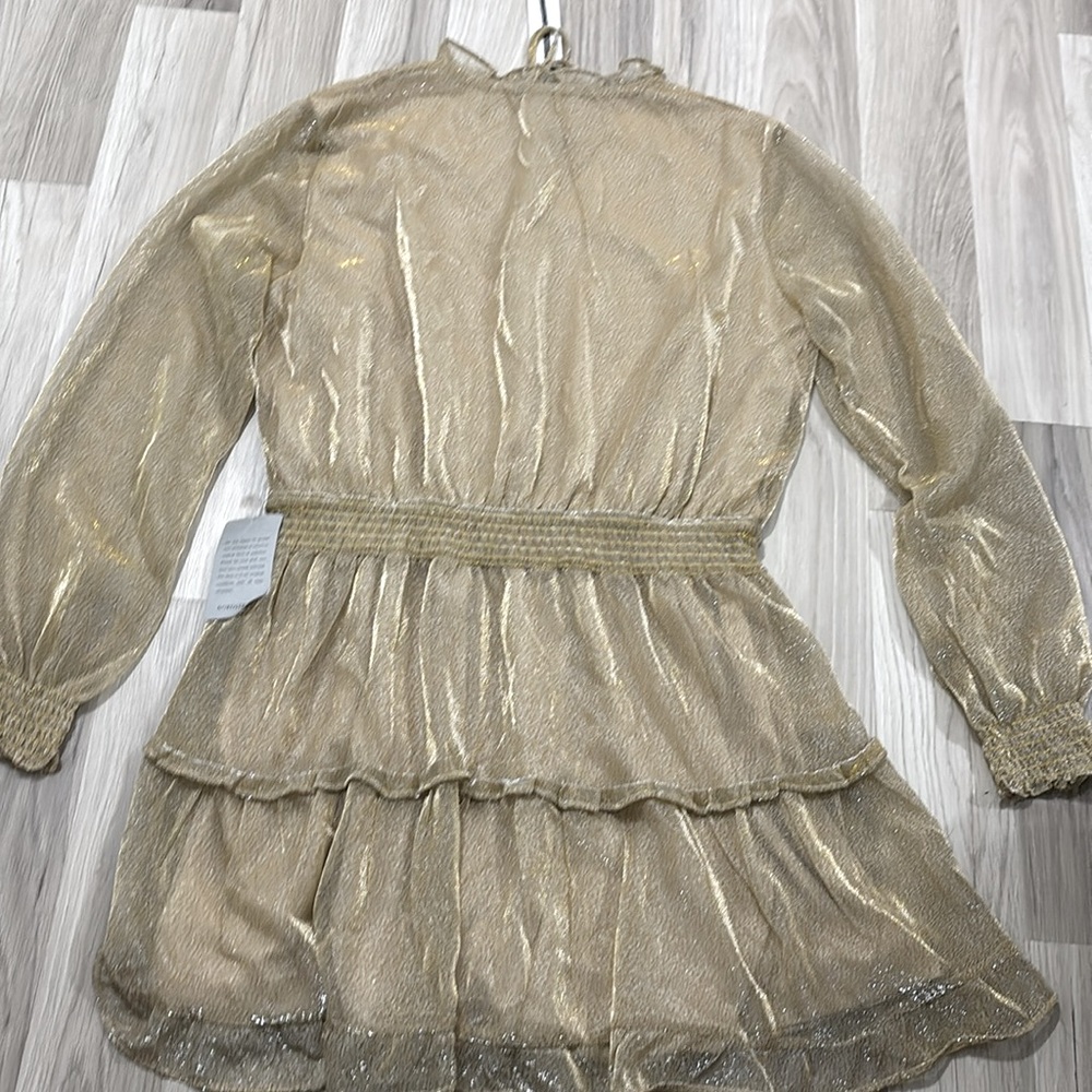 NSR
Emma Floral Print Ruffle Dress In
Tan Dress Size XL NWT - Picture 8 of 11